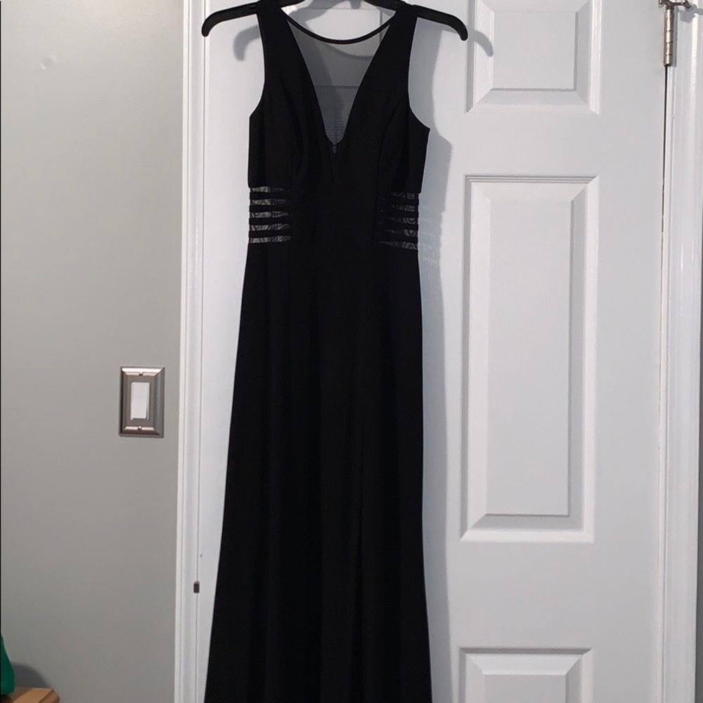 Long Black Gown.